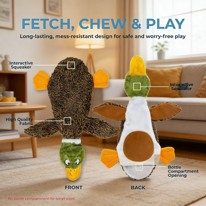 Supplies Squeaky Dog Toys with Soft Durable Fabric for Small, Medium and Large Pets Interactive Toy for Indoor Play