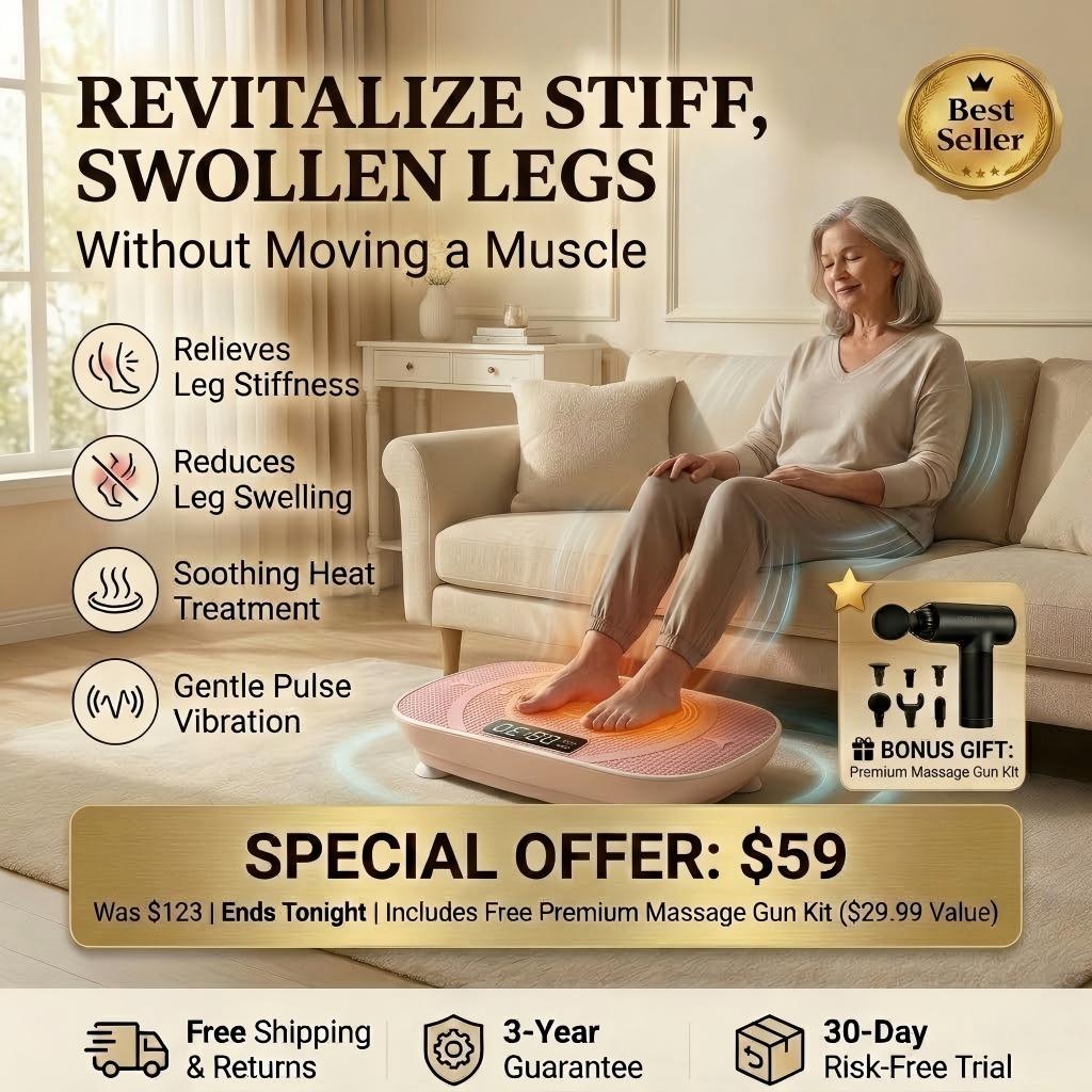 VibeSculpt™ Vibration Plate: Tone & Slim Legs Faster with Gentle Therapy