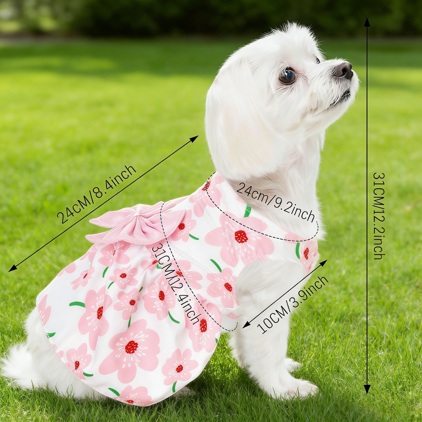 Dog Dress Cute Dog Skirt Pet Dress Summer Pet Clothes for Puppy Small Cats