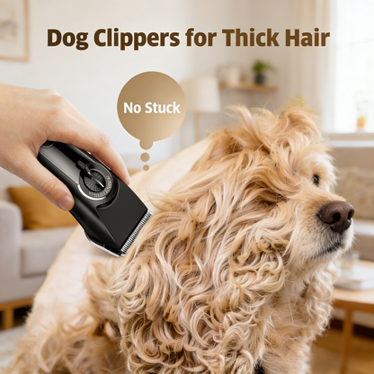 Trimmer with LED Light, Paw Trimmer for Dogs &Cats 0.8inch/20mm Wide Blade, 35dB Cordless Electric Pet Paw Grooming Clippers for Paws, Ears,
