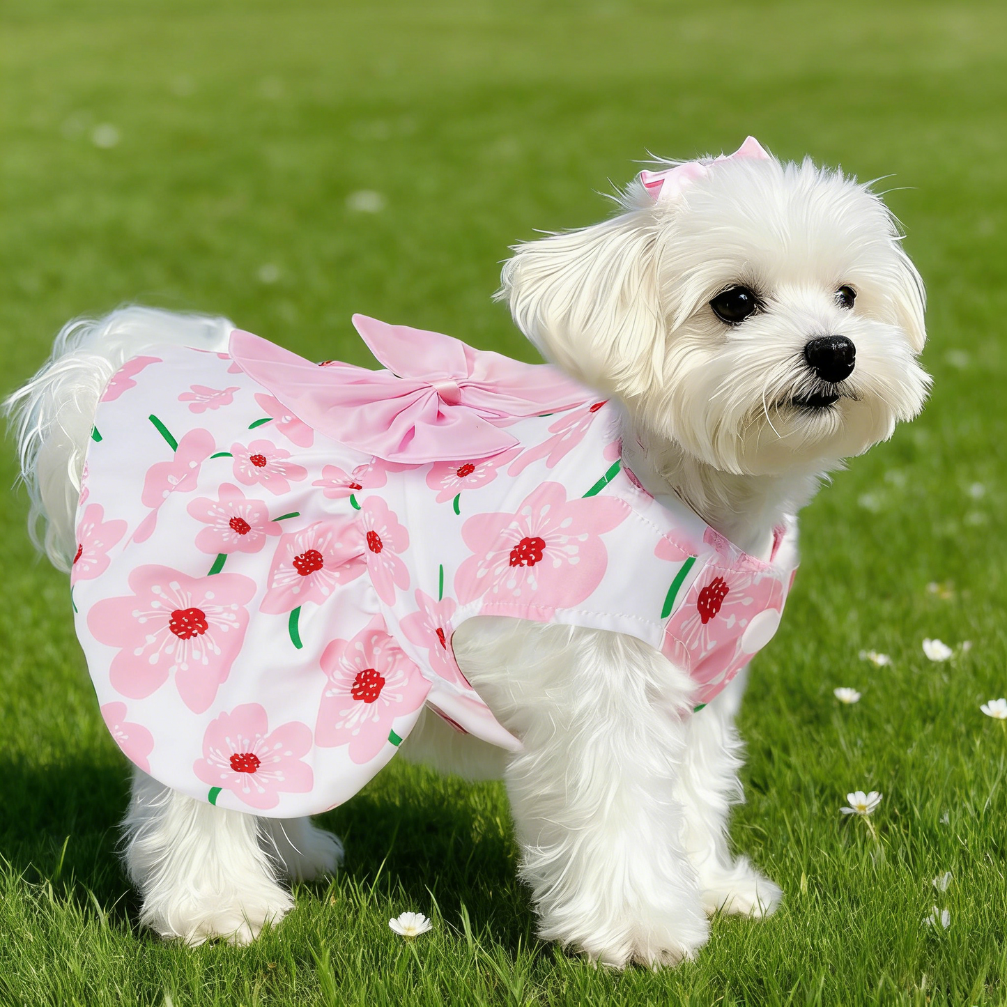 Dog Dress Cute Dog Skirt Pet Dress Summer Pet Clothes for Puppy Small Cats