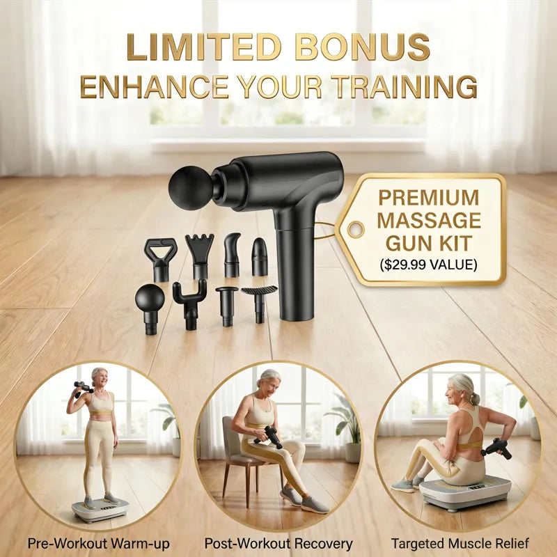 Transform Your Body at Home: Efficient Fat Burning + Free Massage Gun + Limited-Time Discount!
