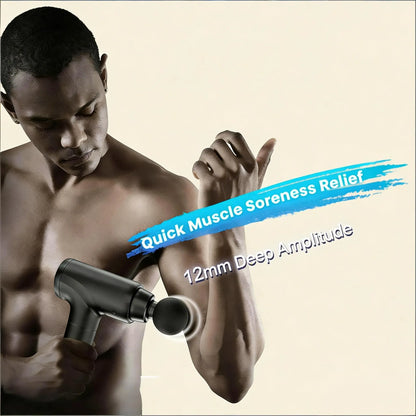 Deep Tissue Massage Gun, 8 Heads & 20 Adjustable Speeds